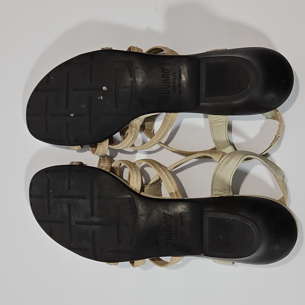 Munro American Bev Sandals Beige Tan Combo 9.5 - Picture 6 of 7